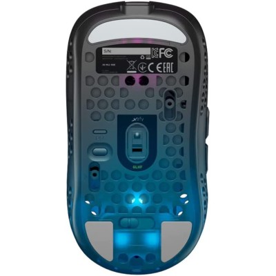 Миша Xtrfy MZ1, WL/USB-A, RGB, чорний (MZ1W-RGB-BLACK)