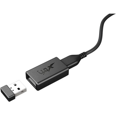 Миша Xtrfy MZ1, WL/USB-A, RGB, чорний (MZ1W-RGB-BLACK)