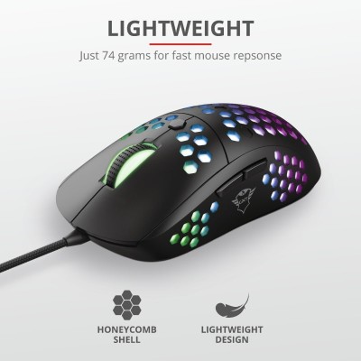 Миша ігрова Trust GXT 960 Graphin Ultra-lightweight RGB USB Black (23758_TRUST)