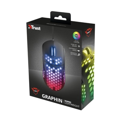 Миша ігрова Trust GXT 960 Graphin Ultra-lightweight RGB USB Black (23758_TRUST)