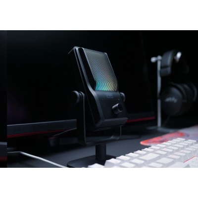 Мікрофон геймінговий CHERRY XTRFY NGALE R, Cardioid, USB-A, 2м, RGB, чорний (CX-NGALE-R-RGB-BLACK)