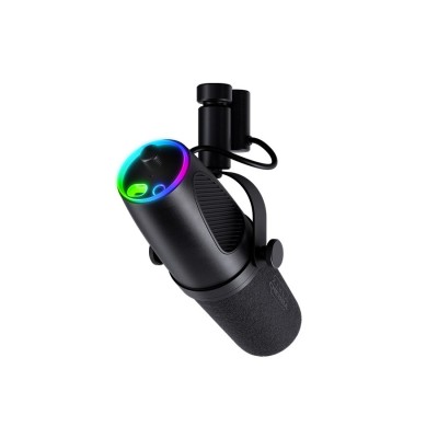 Мікрофон геймінговий CHERRY XTRFY NGALE X, Cardioid, USB-A, 2м, RGB, чорний (CX-NGALE-X-RGB-BLACK)