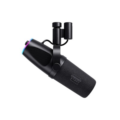 Мікрофон геймінговий CHERRY XTRFY NGALE X, Cardioid, USB-A, 2м, RGB, чорний (CX-NGALE-X-RGB-BLACK)