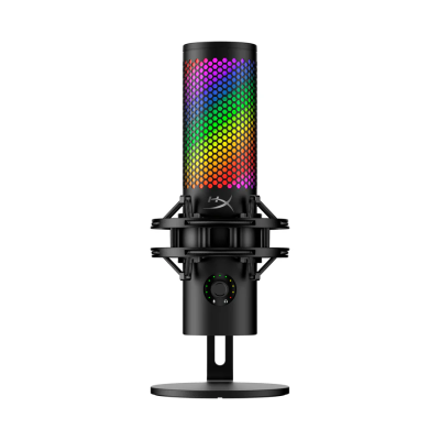 Мікрофон геймінговий HyperX QuadCast 2 S, Omni/Uni/Bi, USB-A, 3м, NGenuity, RGB, чорний (9A273AA)