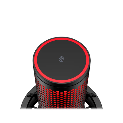 Мікрофон геймінговий HyperX QuadCast 2, Omni/Uni/Bi, USB-A, 3м, RGB, чорний (872V1AA)