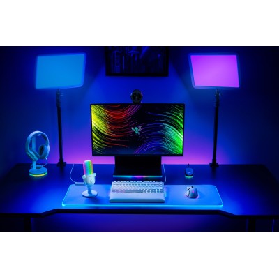 Мікрофон геймінговий Razer Seiren V3 Chroma, Uni, RGB, USB-A, 2м, білий (RZ19-05060200-R3M1)