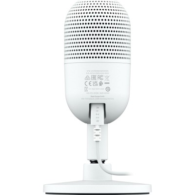 Мікрофон геймінговий Razer Seiren V3 Mini, Omni, USB-A, 1.2м, білий (RZ19-05050300-R3M1)