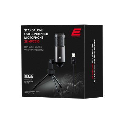Мікрофон для ПК 2Е MPC010, USB (2E-MPC010)
