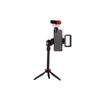 Мікрофон з триподом для мобільних пристроїв 2Е MM011 Vlog KIT, 3.5mm (2E-MM011)