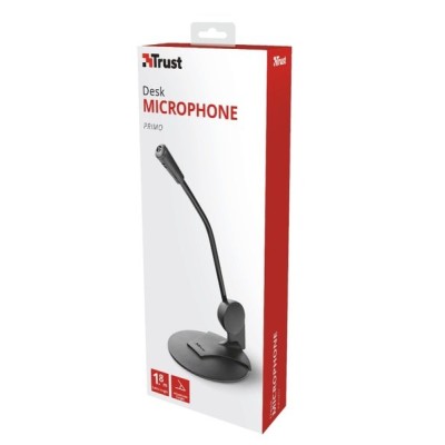 Мікрофон комп’ютерний Trust Primo Desk, Omni, 3.5 Mini Jack, 1.78м, чорний (21674_TRUST)