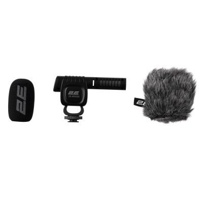 Мікрофон пушка 2Е MG020 Shoutgun Pro, on/of, 3.5mm (2E-MG020)
