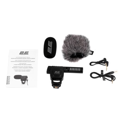 Мікрофон пушка 2Е MG020 Shoutgun Pro, on/of, 3.5mm (2E-MG020)