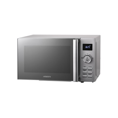 Мікрохвильова піч ARDESTO, 20л, електр.керув., 700Вт, дисплей, відкр.ручкою, швидкий старт, сріблястий (GO-E745S)