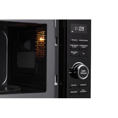 Мікрохвильова піч ARDESTO, 20л, електр.керув., 700Вт, дисплей, відкр.ручкою, швидкий старт, чорний (GO-E745GB)