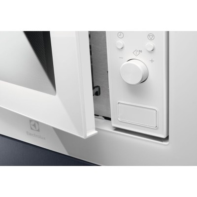Мікрохвильова піч Electrolux вбудована, 17л, електрон. керування, 700Вт, дисплей, білий (LMS2173EMW)
