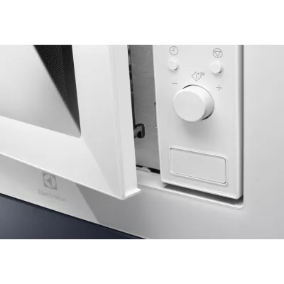 Мікрохвильова піч Electrolux вбудована, 17л, електрон. керування, 700Вт, дисплей, білий (LMS2173EMW)