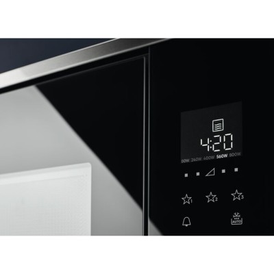 Мікрохвильова піч Electrolux вбудована, 17л, електрон. керування, 700Вт, дисплей, чорний (LMS2173EMX)