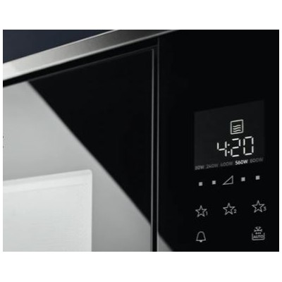 Мікрохвильова піч Electrolux вбудована, 20л, електрон. керування, 700Вт, дисплей, чорний (LMS2203EMX)