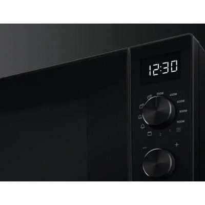 Мікрохвильова піч Electrolux, 25л, мех. керування, 900Вт, гриль, дисплей, інвертор, чорний (EMZ725MMK)