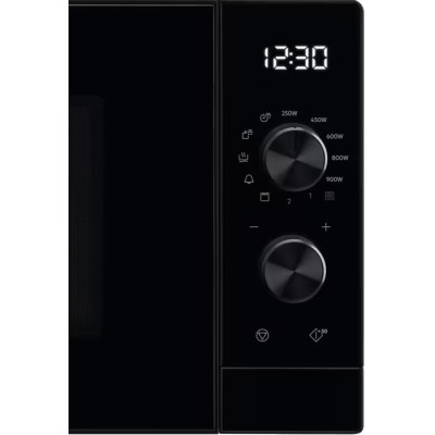 Мікрохвильова піч Electrolux, 25л, мех. керування, 900Вт, гриль, дисплей, інвертор, чорний (EMZ725MMK)