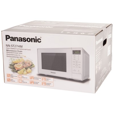 Мікрохвильова піч Panasonic , 20л, електр.керув., 800Вт, дисплей, сірий (NN-ST27HMZPE)