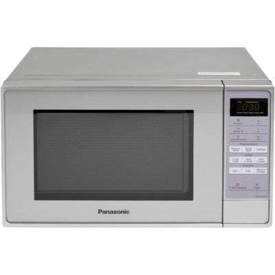 Мікрохвильова піч Panasonic, 20л, електр.управл., 800Вт, дисплей, сріблястий (NN-ST27HMZUE)
