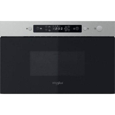 Мікрохвильова піч Whirlpool вбудована, 22л, електронне упр., 750Вт, гриль, дисплей, нерж (MBNA920X)