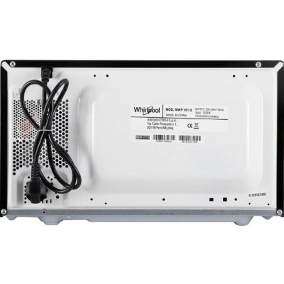 Мікрохвильова піч Whirlpool, 20л, мех. керування, 700Вт, чорний (MWP101B)