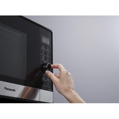Мікрохвильова піч інверторна з грилем Panasonic, 23л, 1000Вт, дисплей, чорний (NN-GD38HSZPE)