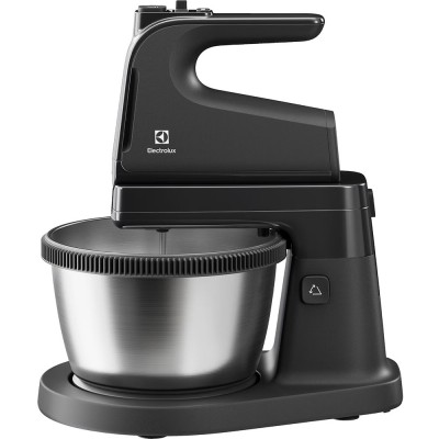Міксер Electrolux стаціонарний 500Вт, насадки-4, чаша-метал, 3.5л, сірий темний (ESM4B)