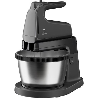 Міксер Electrolux стаціонарний 500Вт, насадки-4, чаша-метал, 3.5л, сірий темний (ESM4B)