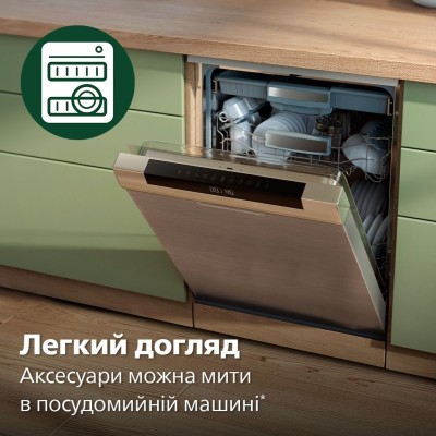 Міксер Philips ручний 5000 series 500Вт, насадки-4, турборежим, чорний (HR3781/00)
