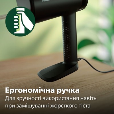 Міксер Philips ручний 5000 series 500Вт, насадки-4, турборежим, чорний (HR3781/00)