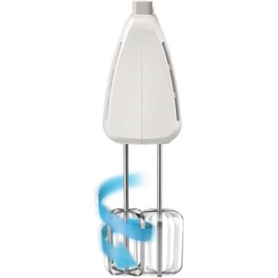 Міксер Philips ручний Daily Collection 300Вт, насадки-2, турборежим, білий (HR3705/00)