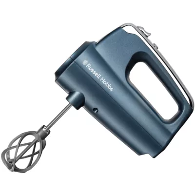 Міксер Russell Hobbs ручний Sapphire, 350Вт, насадки-4, турборежим, синій (25893-56)