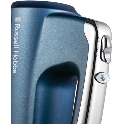 Міксер Russell Hobbs ручний Sapphire, 350Вт, насадки-4, турборежим, синій (25893-56)