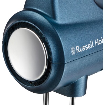 Міксер Russell Hobbs ручний Sapphire, 350Вт, насадки-4, турборежим, синій (25893-56)