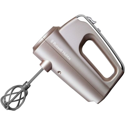Міксер Russell Hobbs ручний Smoky Quartz, 350Вт, насадки-4, турборежим, сріблястий (25892-56)