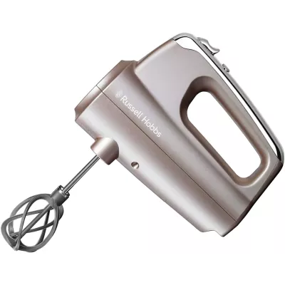 Міксер Russell Hobbs ручний Smoky Quartz, 350Вт, насадки-4, турборежим, сріблястий (25892-56)