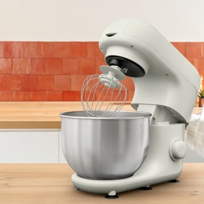 Міксер Tefal планетарний Bake Essential 800Вт, насадки-3, чаша-нерж., метал, 4.8л, білий (QB160138)