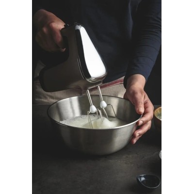 Міксер Tefal ручний Powermix Silence 600Вт, насадки-4, турборежим, сіро-чорний (HT650E38)