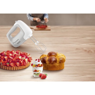 Міксер Tefal ручний Prep'Mix 450Вт, насадки-4, турборежим, сірий (HT450B38) Міксер Tefal ручний Prep'Mix 450Вт, насадки-4, турборежим, сірий (HT450B38)