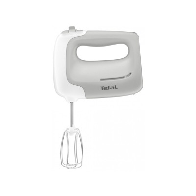 Міксер Tefal ручний Prep'Mix 450Вт, насадки-4, турборежим, сірий (HT450B38) Міксер Tefal ручний Prep'Mix 450Вт, насадки-4, турборежим, сірий (HT450B38)