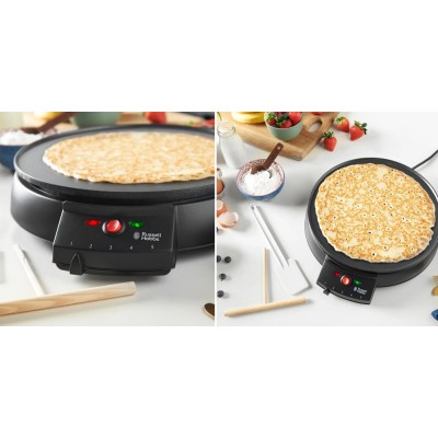 Млинниця Russell Hobbs Fiesta 1000Вт, діаметр 30см, тефлон, чорний