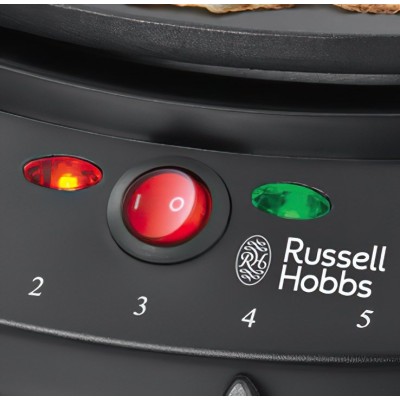 Млинниця Russell Hobbs Fiesta 1000Вт, діаметр 30см, тефлон, чорний