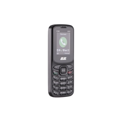 Мобільний телефон 2E E180 2023 1.77" 2SIM, 1000мА•год, Black