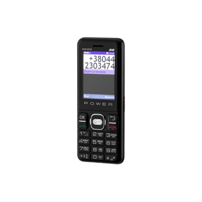 Мобільний телефон 2E E240 2023 2.4" 2SIM, 2500мА•год, Black