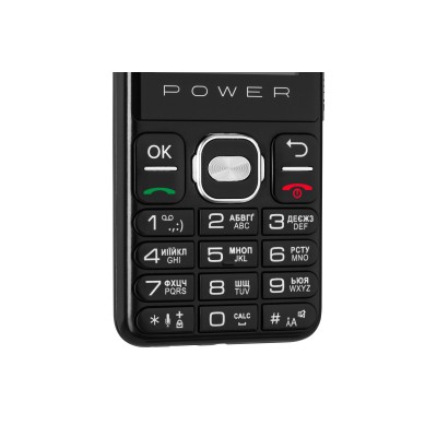 Мобільний телефон 2E E240 2023 2.4" 2SIM, 2500мА•год, Black