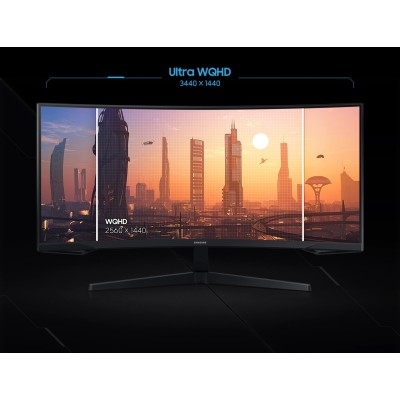 Монiтор TFT SAMSUNG 34" LC34G55TWWIXCI (рідкокристалічний монітор)