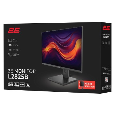 Монітор 2E 28" L2825B 2xHDMI, DP, IPS, NTSC 84%, 3840x2160, FreeSync